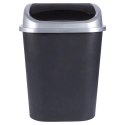 Kosz na Śmieci do Kuchni Plastikowy Czarny Uniwersalny VILDE 50 l