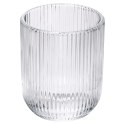 Szklanki Zestaw 6 szt. 250 ml VILDE Ryflowane Szkło do Zmywarki 7,5 x 7,5cm