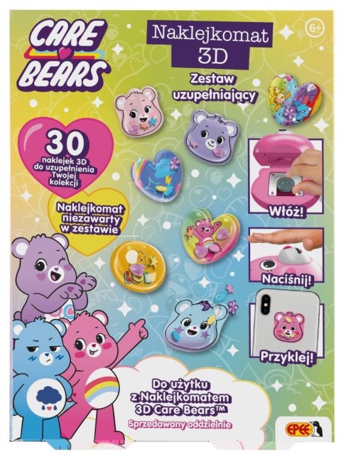 Naklejkomat 3D CARE BEARS zestaw uzupełniający