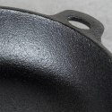 Patelnia Żeliwna do Smażenia Duszenia Gaz Indukcja Solidna VILDE 28 cm