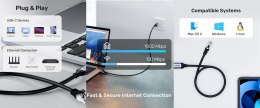 KARTA SIECIOWA C18148AGY01-3M USB-C/RJ-45 UNITEK