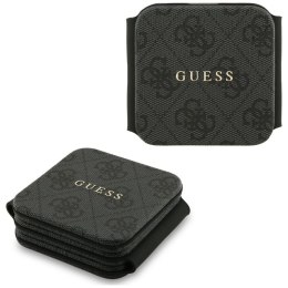 Guess 4G Wireless Charger - Ładowarka indukcyjna MagSafe 3w1 do iPhone, AirPods i Apple Watch 15W (czarny)