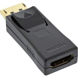 InLine 17198J adapter kablowy DisplayPort male HDMI Czarny