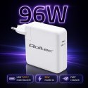 Qoltec Ładowarka Super Fast Power Delivery 96W | USB-C 3.0 | 5-20V | 3-4.8A | Laptop | Mcbook | Smartfon