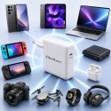 Qoltec Ładowarka Super Fast Power Delivery 96W | USB-C 3.0 | 5-20V | 3-4.8A | Laptop | Mcbook | Smartfon