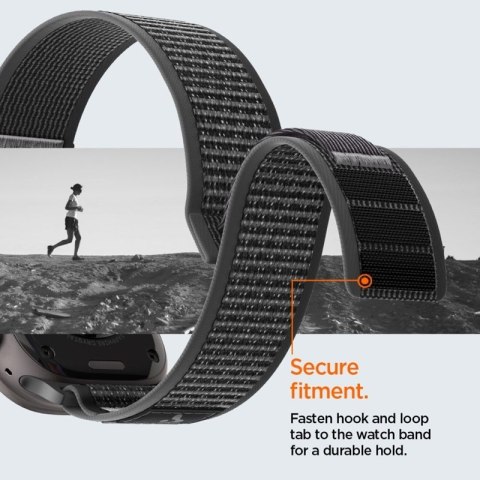 Spigen Athlex Air 2 - Pasek do Apple Watch 44/45/46/49 mm (Active Black / Grey)