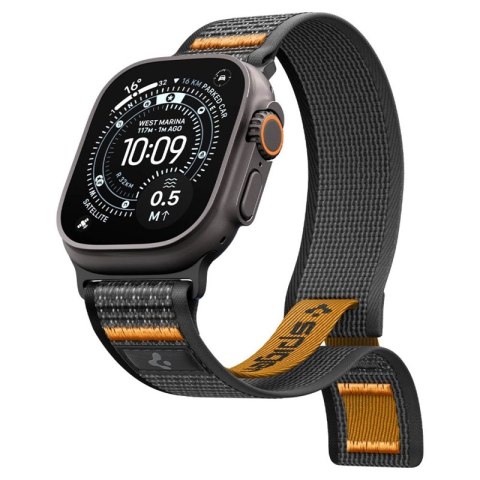 Spigen Athlex Air 2 - Pasek do Apple Watch 44/45/46/49 mm (Active Black / Orange)