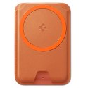 Spigen Valentinus MagFit + MagSafe - Portfel magnetyczny (Metallic Orange)