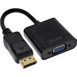InLine 17197B adapter kablowy 0,15 m VGA (D-Sub) DisplayPort Czarny