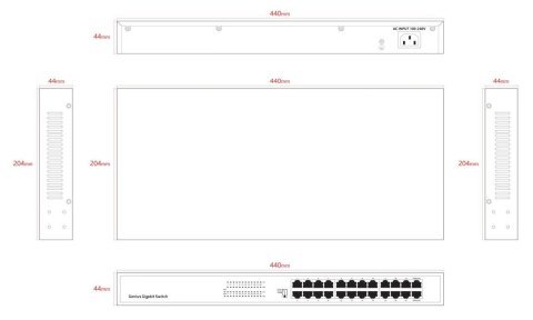 Lanview LVN-1UMOUNT-24PORT-1G bez kategorii