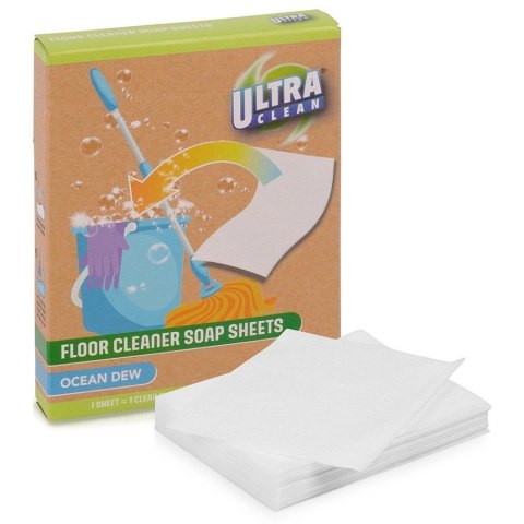 Listki do Mycia Podłóg ULTRA CLEAN 12 szt. Rozpuszczalne Zapachowe