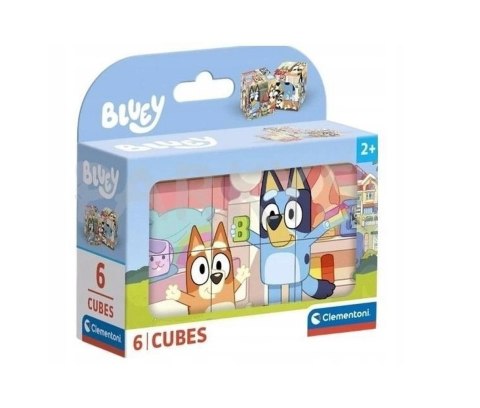 Clementoni: Klocki 6el. Bluey