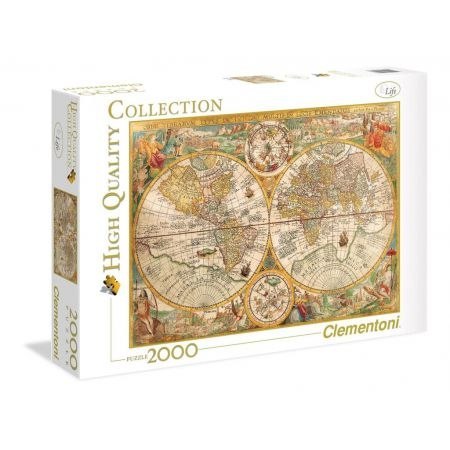 Clementoni: Puzzle 2000el. - HQ: Ancient Map