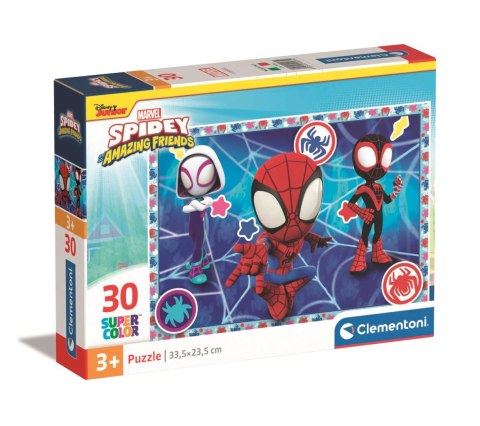 Clementoni: Puzzle 30el. Spidey And His Amazing Friends