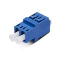StarTech LCLCSMCOUPLER adapter światłowodowy LC/UPC 1 szt. Niebieski, Biały