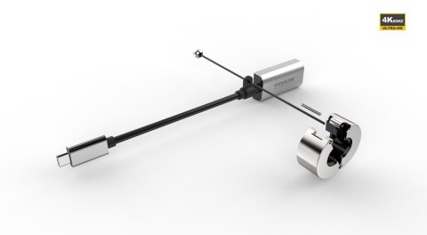 Vivolink PROADRING4S adapter kablowy USB Type-C HDMI Czarny