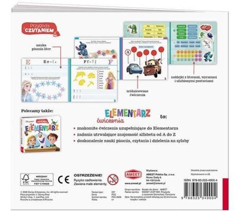 Ameet: DISNEY Uczy MIX - Przygoda z czytaniem Elementarz. Ćwiczenia
