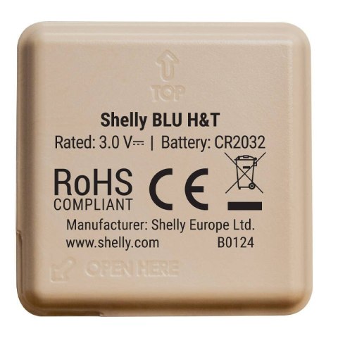 Czujnik temperatury i wilgotności SHELLY BLU H&T BT (mokka)