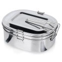 Menażka Obiadowa Stalowa Pojemnik Lunchbox 2-Poziomowa REDCLIFFS 350/900 ml