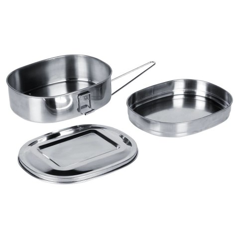 Menażka Obiadowa Stalowa Pojemnik Lunchbox 2-Poziomowa REDCLIFFS 350/900 ml