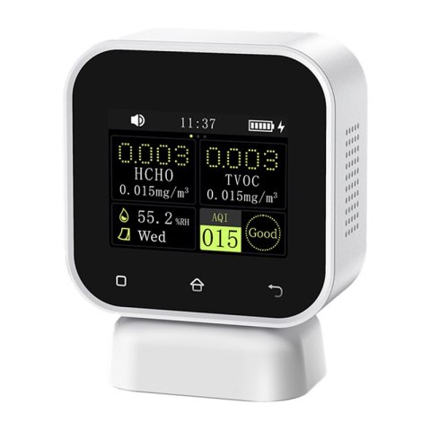 Monitor jakości powietrza w pomieszczeniach 4w1 Detektor formaldehydu z ekranem dotykowym FNIRSI SFD-02