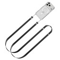 Spigen DA30L Lanyard Strap Crossbody - Uniwersalny pasek / smycz do telefonu (Czarny)