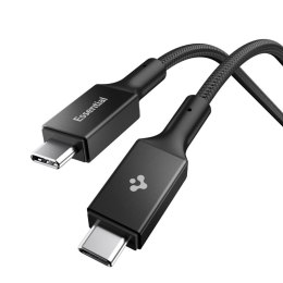 Spigen EB10015CC Essential - Kabel USB-C do USB-C PD 100W 1.5m (Czarny)