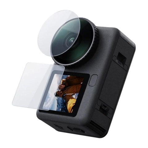 Zestaw szkieł hartowanych Telesin dla DJI Osmo Action 6 (Obiektyw + ekran)