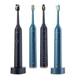 VITAMMY SYMPHONY BLACK i NAVY BLUE Szczoteczka soniczna do zębów z komfortową obudową, 2szt