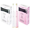 VITAMMY SYMPHONY WHITE i PINK Szczoteczka soniczna do zębów z komfortową obudową, 2szt