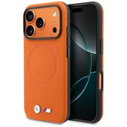 BMW M FW Logo Metal MagSafe - Etui iPhone 17 Pro Max (pomarańczowy)