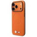 BMW M FW Logo Metal MagSafe - Etui iPhone 17 Pro (pomarańczowy)