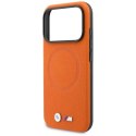 BMW M FW Logo Metal MagSafe - Etui iPhone 17 Pro (pomarańczowy)