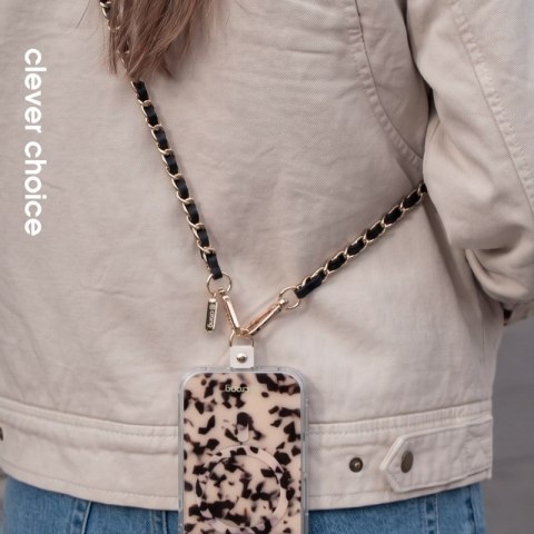 Crong Phone Crossbody - Smycz zawieszka do telefonu (Black Twist)