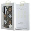 Guess 4G Printed Colored Peony Pattern MagSafe - Etui do Samsung Galaxy S25 (brązowy)