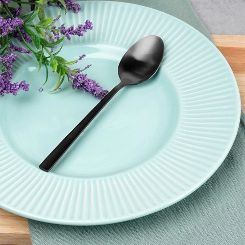 Łyżeczki do Herbaty Stal Nierdzewna Czarne 4 Szt. 15 cm EXCELLENT HOUSEWARE
