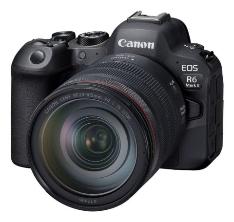 Canon EOS R6 Mark II + RF 24-105mm F4 L IS USM Bezlusterkowiec 24,2 MP CMOS Czarny