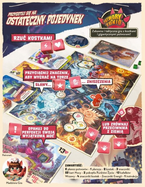 GRA POTWORY W TOKYO: DUEL - podstawa - PORTAL GAMES
