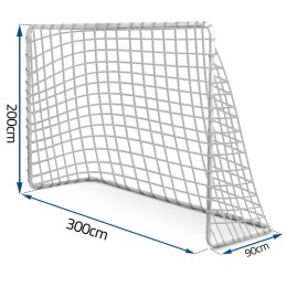 Mocna siatka do bramek piłkarskich 300 x 200 x 90 cm Neo-Sport