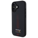 Red Bull Carbon Fiber Power Bar MagSafe - Etui iPhone 16 Plus (czarny)