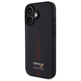 Red Bull Carbon Fiber Power Bar MagSafe - Etui iPhone 16 Plus (czarny)