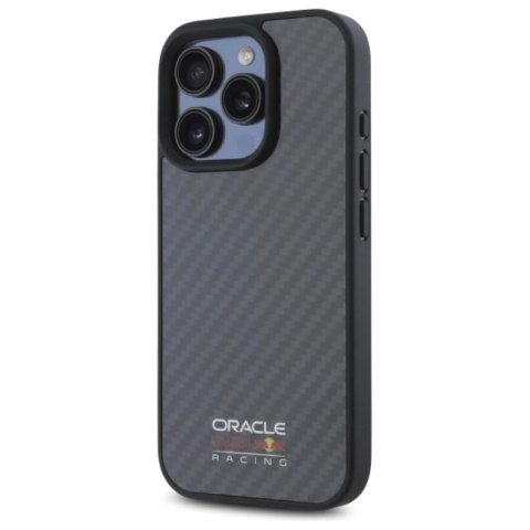 Red Bull Carbon Fiber Shiny Logo MagSafe - Etui iPhone 16 Pro Max (czarny)