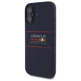 Red Bull Silicone Horizontal Logo MagSafe - Etui iPhone 16 Plus (granatowy)