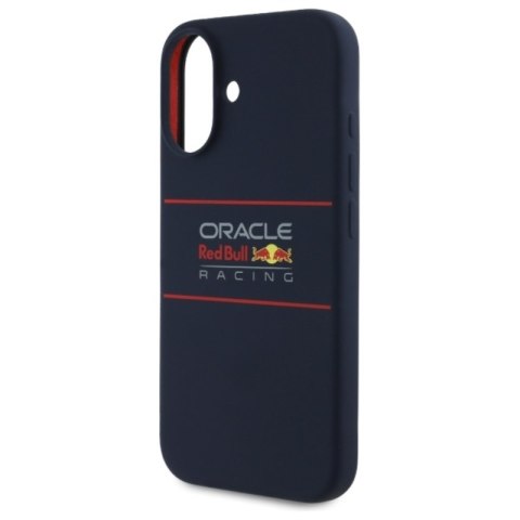 Red Bull Silicone Horizontal Logo MagSafe - Etui iPhone 16 (granatowy)