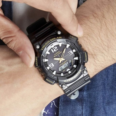 ZEGAREK MĘSKI CASIO AQ-S810W-1BV (zd044c) - SOLAR POWERED + BOX