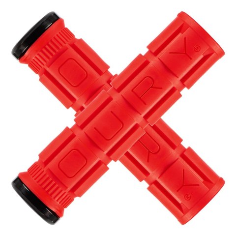 Chwyty kierownicy LIZARDSKINS Single-Clamp Lock-On OURY V2 - Candy Red (NEW)