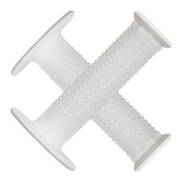 Chwyty kierownicy LIZARDSKINS Single Compound PYRAMID MX - White (NEW 2024)