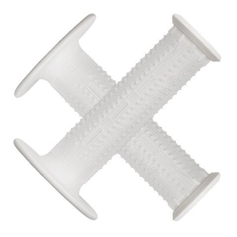 Chwyty kierownicy LIZARDSKINS Single Compound PYRAMID MX - White (NEW 2024)