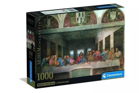 Clementoni: Puzzle 1000el. Compact - Museum Leonardo: Cenacolo