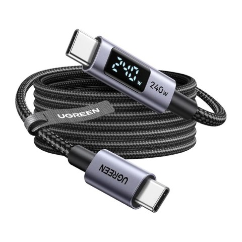 Kabel UGREEN L530 USB-C-USB-C 2m (czarny)